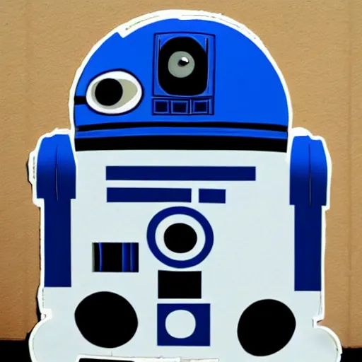 Image similar to minion r 2 d 2