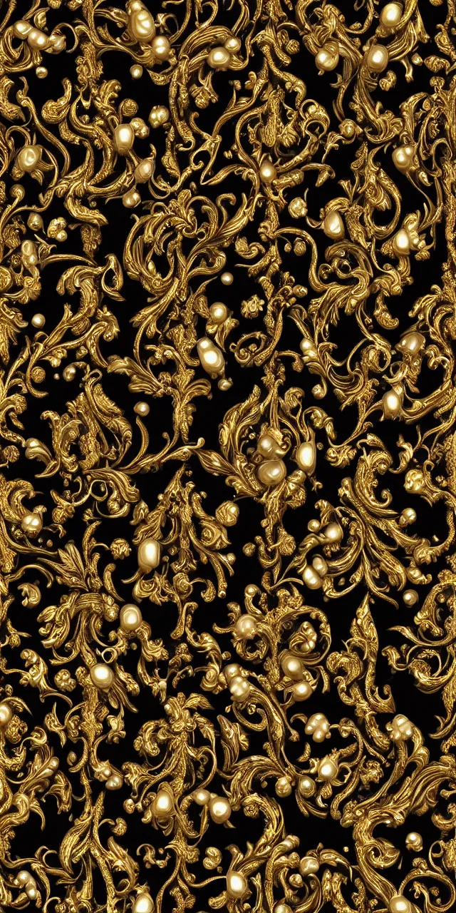 prompthunt: inrticate versace baroque wallpaper:: intricate