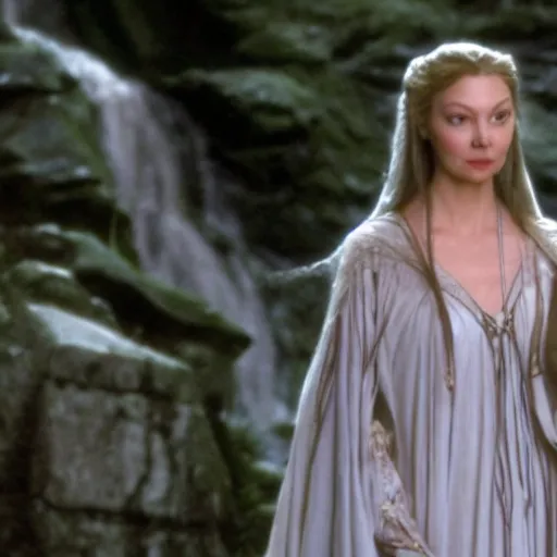 Image similar to ashley judd as galadriel in the lord of the rings