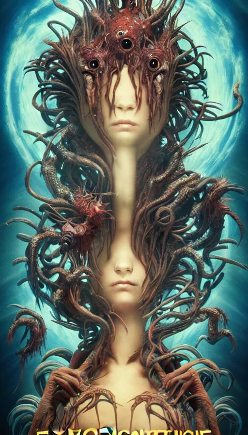 Image similar to exquisite imaginative imposing weird creature movie poster art humanoid anime movie art by : : james jean, imagine fx, weta studio