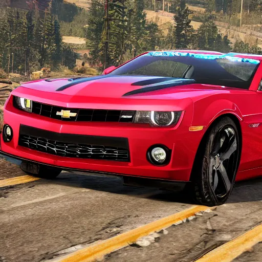 Image similar to 2 0 1 3 chevrolet camaro ss in red dead redemption 2