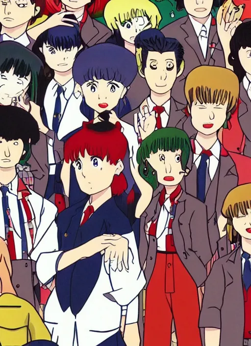 Image similar to Still frame from the Twin Peaks anime by Rumiko Takahashi