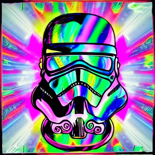 Image similar to “Lisa Frank Stormtrooper”