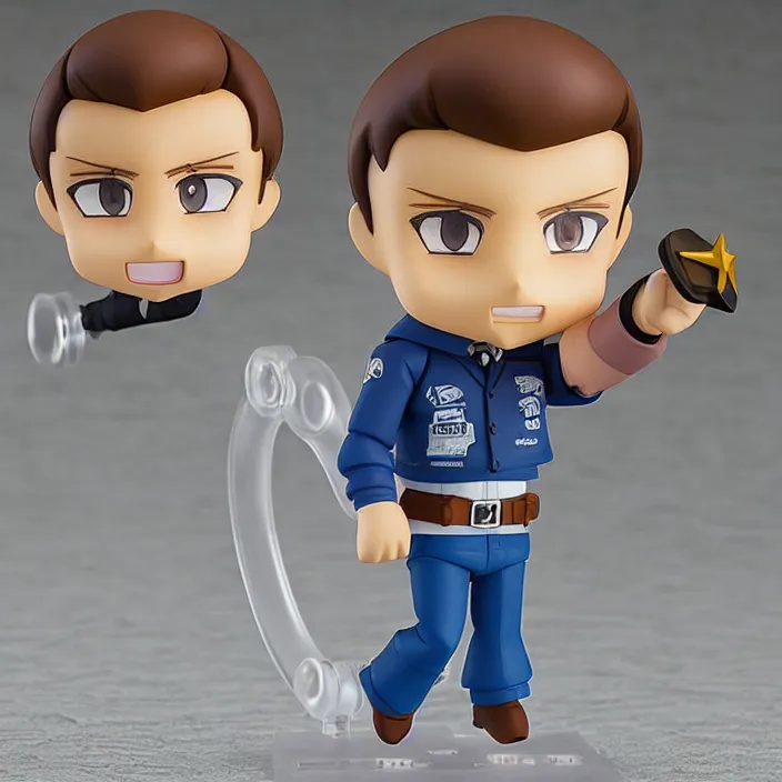 Image similar to jerma 9 8 5, an anime nendoroid of jerma 9 8 5, figurine, detailed product photo