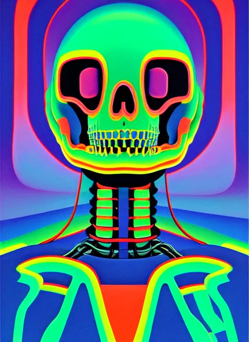 Image similar to skeleton mecha by shusei nagaoka, kaws, david rudnick, airbrush on canvas, pastell colours, cell shaded, 8 k