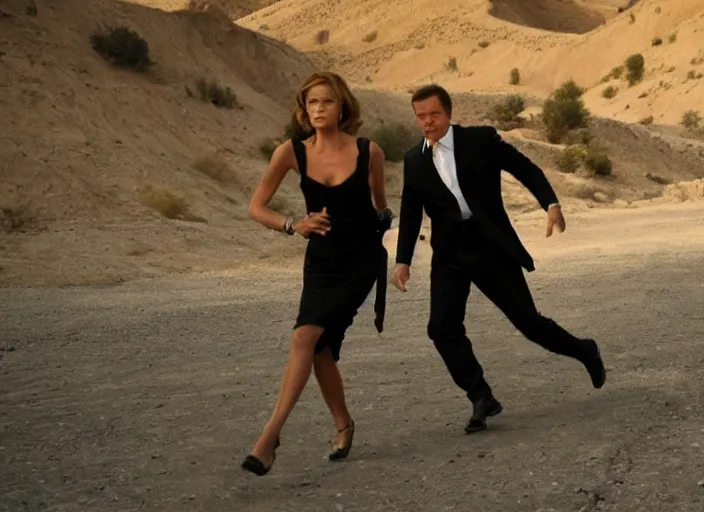 Prompt: scene from the 2 0 0 8 james bond film quantum of solace