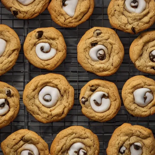 Prompt: Cookies that look like they’re shaped like a horse with icing and beautiful decorations up close macro shot award winning photo studio lighting