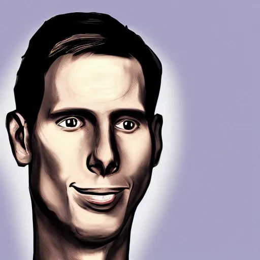 Prompt: high - quality digital painting of jerma 9 8 5, jerma