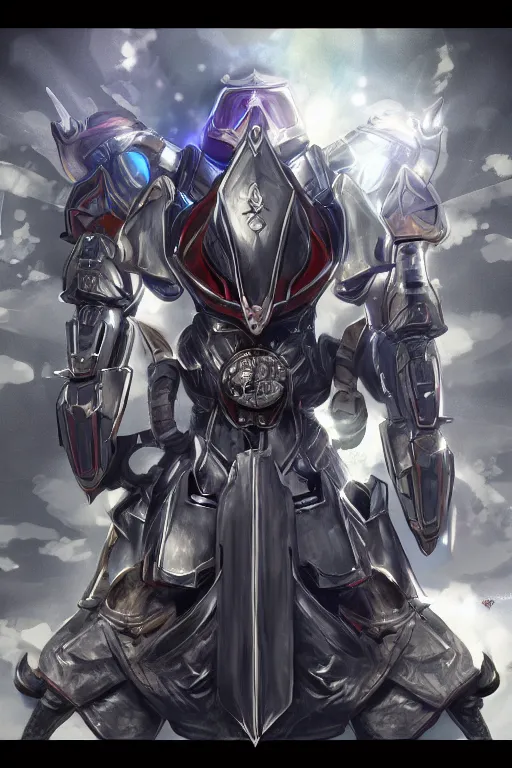 Image similar to helmet armor guardian destiny in witch queen illumination ray tracing hdr fanart arstation by sung choi robot ninja mask and eric pfeiffer and gabriel garza and casper konefal