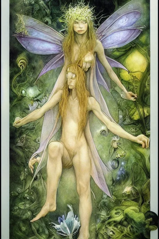 Image similar to a faerie by brian froud