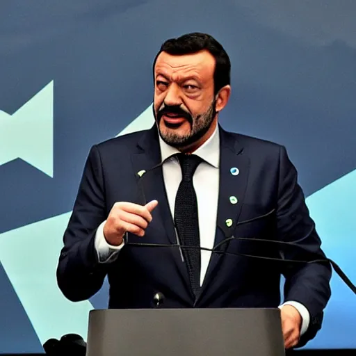 Prompt: Salvini iron man