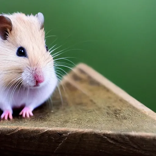 Prompt: the hamster that is doing magic