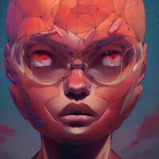 Image similar to prompt : doomer portrait soft light painted by james jean and katsuhiro otomo and erik jones, inspired by akira anime, smooth face feature, intricate oil painting, high detail illustration, sharp high detail, manga and anime 1 9 9 9