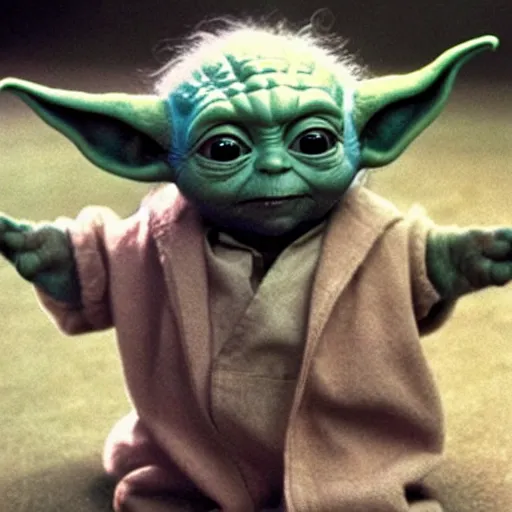 Image similar to baby yoda played by danny devito, very very very very beautiful