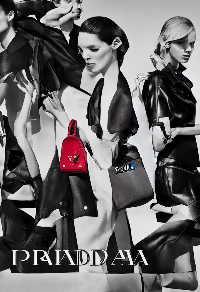 Image similar to Prada advertising campaign