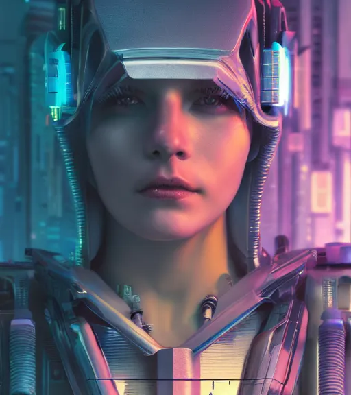 Image similar to a cyberpunk woman, hyperrealistic, cyber world, ambient lighting, concept art, hyper - detailed, smooth, octane, ray tracing, cinematic, high quality