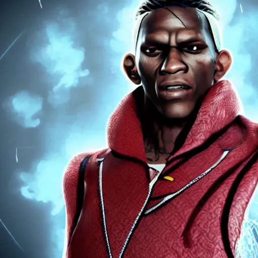 Prompt: young thug, as a character in tekken