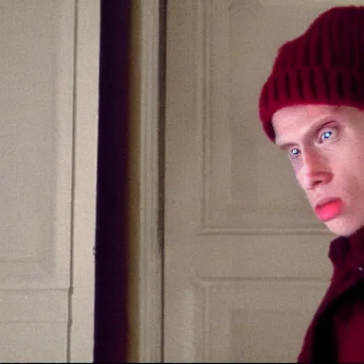 Image similar to Live Action Still of Jerma in Home Alone, real life, hyperrealistic, ultra realistic, realistic, highly detailed, epic, HD quality, 8k resolution, body and headshot, film still