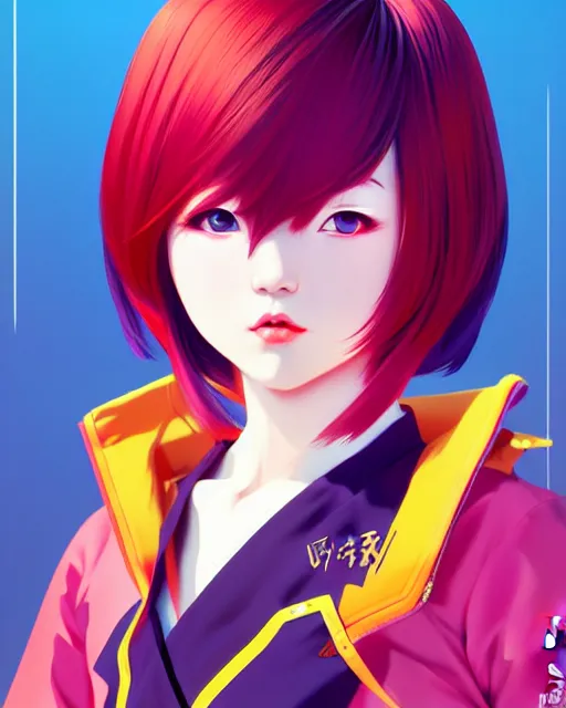 Prompt: perky character yae miko from video game genshin impact, art poster cinematic, realistic, bright colors symmetry face, fine details. realistic shaded lighting by ilya kuvshinov, katsuhiro otomo, art by kuvshinov ilya, trending on artstation