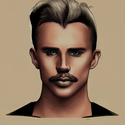 Prompt: lgbt art, tom of finland style, art in 4 k, high quality