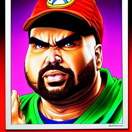 Prompt: ultra realistic portrait painting of big pun, art by akira toriyama, 4 k, dragon ball artstyle, cel shaded, highly detailed, epic lighting