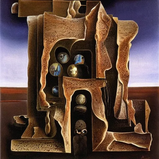 Image similar to quake by salvador dali