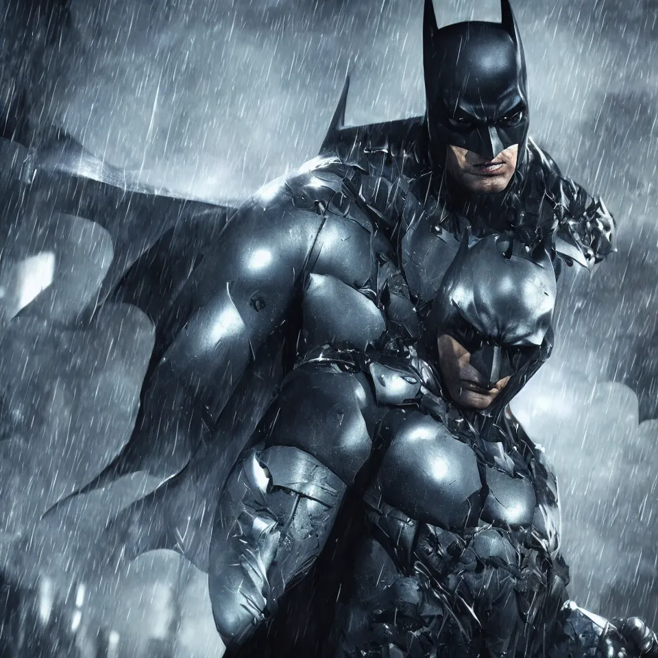 batman from the arkham knight game, realistic, well | Stable Diffusion ...