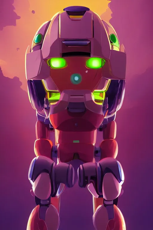 Image similar to metabots medabots medarotto medarot robot minimalist comics helmet mask neon cybereye, behance hd by jesper ejsing, by rhads, makoto shinkai and lois van baarle, ilya kuvshinov, rossdraws global illumination ray tracing hdr radiating a glowing aura