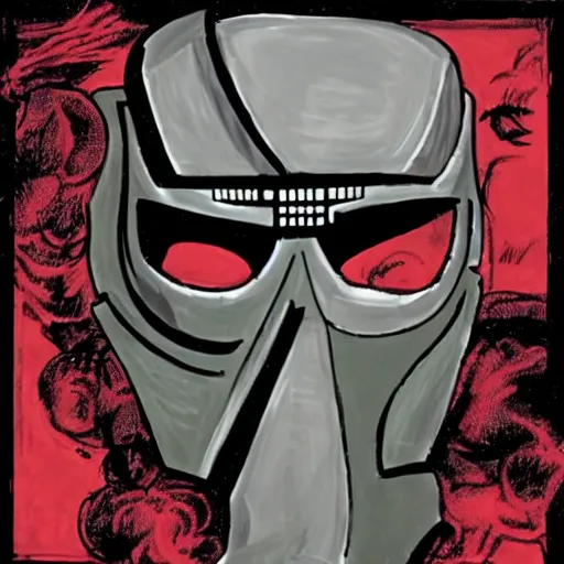 Image similar to mf doom