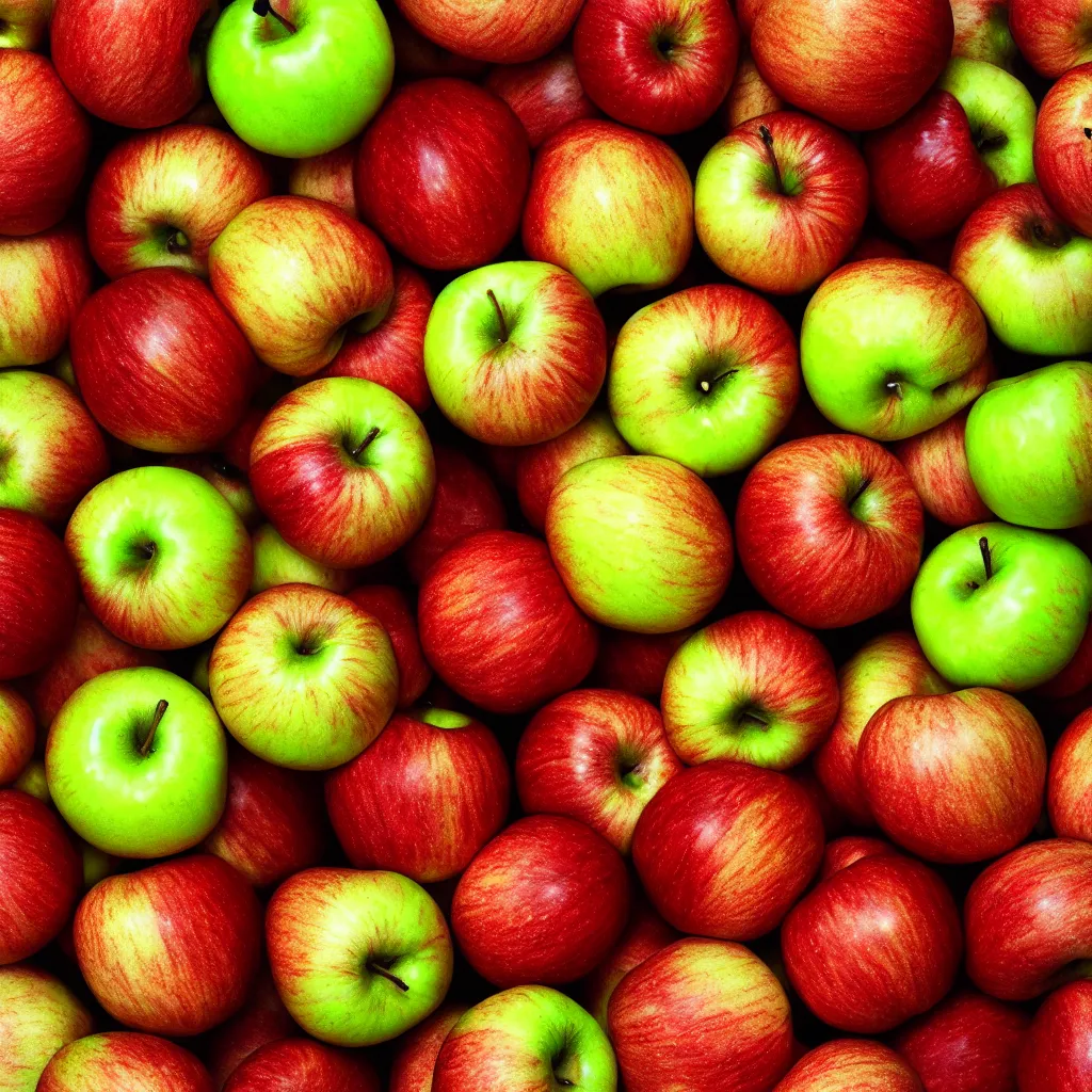 Image similar to seamless apples texture art, 4k