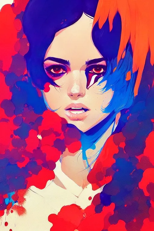 Image similar to a ultradetailed beautiful panting of pepsi woman, by conrad roset, greg rutkowski and makoto shinkai, trending on artstation