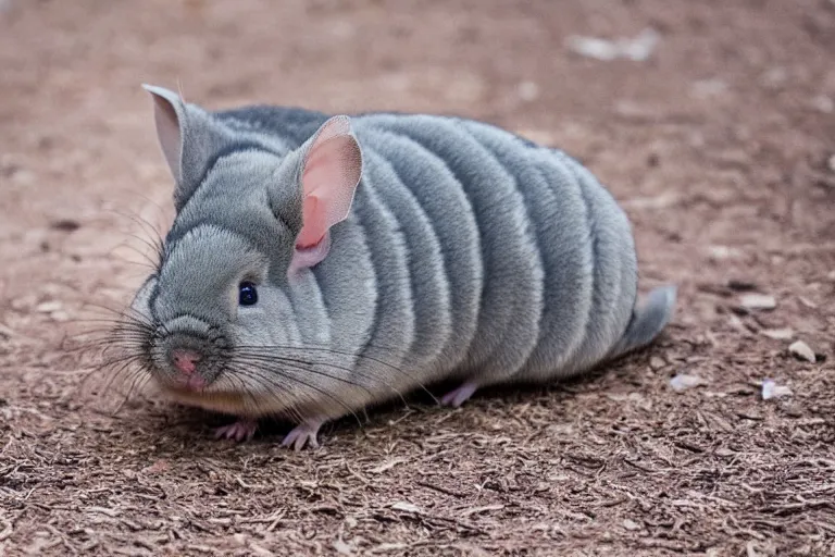 Image similar to a chinchilla pig!!! hybrid! hyper realistic!! realistic lighting!! wildlife photographer of the year!!! bold natural colors, national geographic, hd, wide angle, 8 k