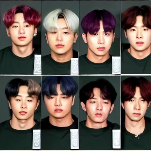 Image similar to bts mugshot