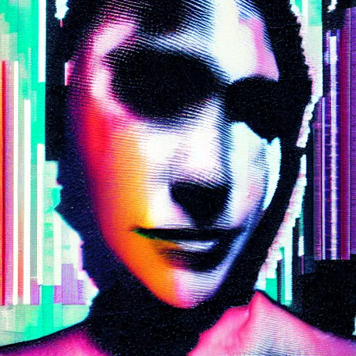 analog glitch art face portrait | Stable Diffusion | OpenArt