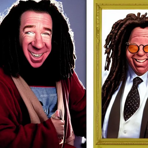 Image similar to fat tim allen as whoopi goldberg's face