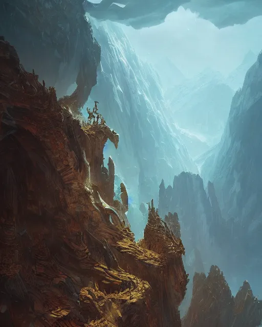 Image similar to the onix mountain, terrifying, environment art, fantasy art, landscape art, in the style of greg rutkowski, illustration, epic, fantasy, intricate, hyper detailed, artstation, concept art, smooth, sharp focus, ray tracing