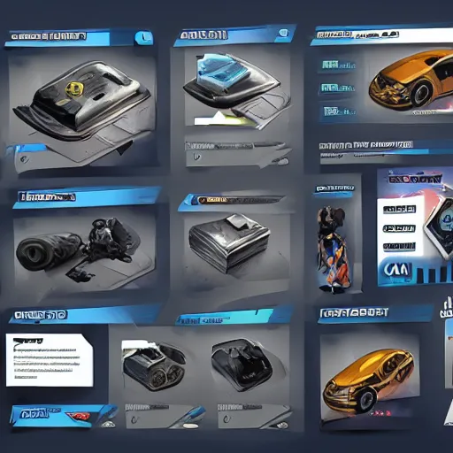 Prompt: car engine, car parts concept, card, comic page, realistic fortnite, ui card, Hyperrealism