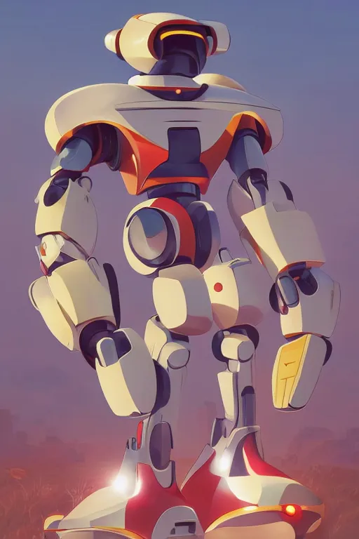 Image similar to metabots medabots medarotto medarot robot minimalist comics, behance hd by jesper ejsing, by rhads, makoto shinkai and lois van baarle, ilya kuvshinov, rossdraws global illumination ray tracing hdr radiating a glowing aura