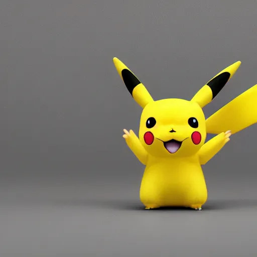 Image similar to a pikachu plushie, 3 d octane render, photorealistic, hyperdetailed, rtx, hdr, 8 k, 5 0 mm lens.