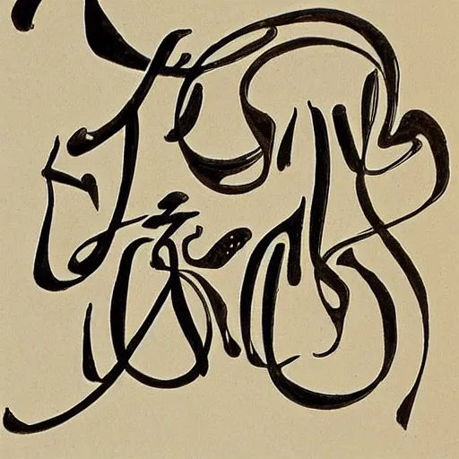 Image similar to beautiful English calligraphy