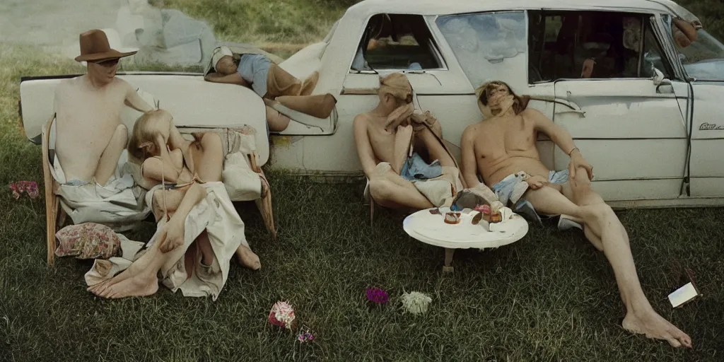 Prompt: summer sadness, stephen shore photo