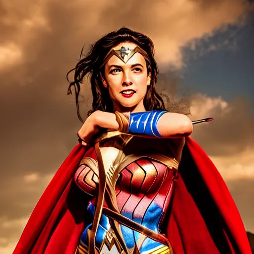 Image similar to wonderwoman by peter kemp