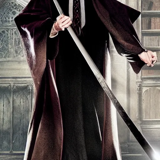 Image similar to dumbledore played by jason statham