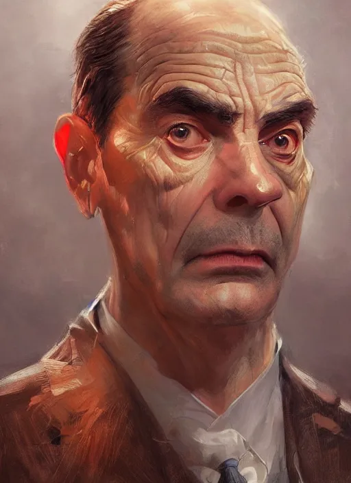 Portrait of Mr. Bean, marvel comics, dark, intricate, | Stable Diffusion