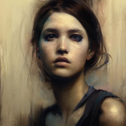 Prompt: girl, expressive oil painting, by yoshitaka amano, by greg rutkowski, by jeremy lipking, by artgerm,, h e giger, digital art, octane render