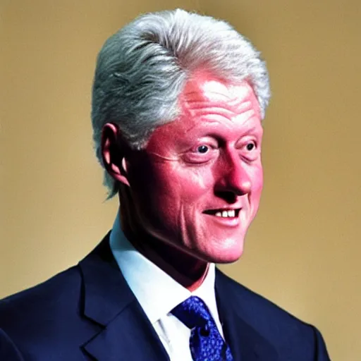 Image similar to realistic photo of bill clinton wearing a dress,