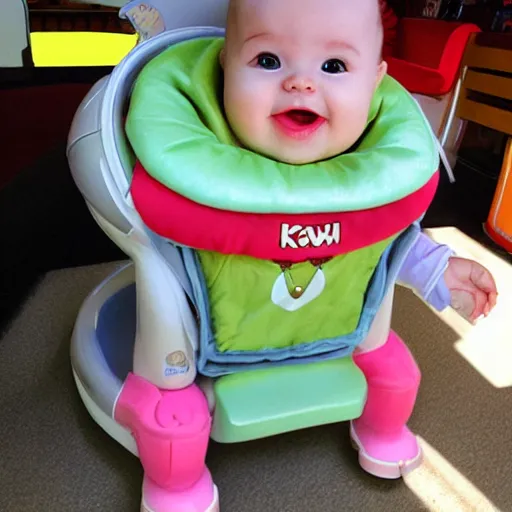 Image similar to kawaii baby bouncer