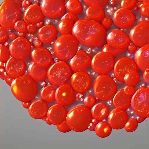 Image similar to photo of [ crystalized ] [ tomato ] trending on artstation 4 k