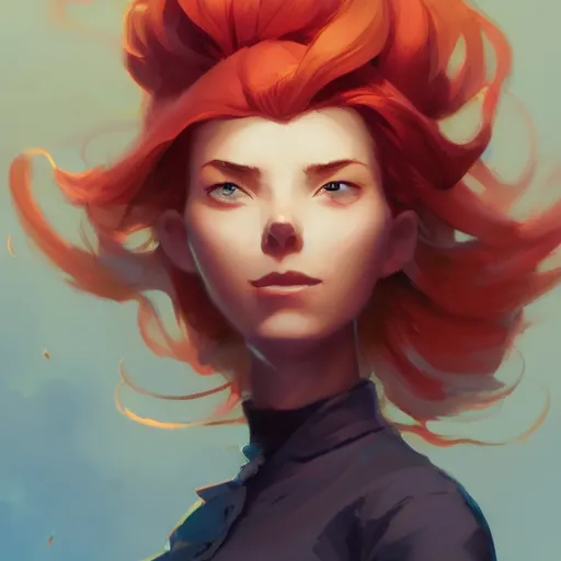 Image similar to woman with fire as her hair, behance hd by jesper ejsing, by rhads, makoto shinkai and lois van baarle, ilya kuvshinov, rossdraws global illumination