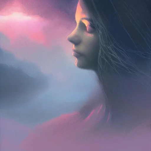 Prompt: critical detail, atmospheric dreamscape painting, dramatic lighting, evokes a sense of wonder, digital art, sharp focus, wlop by ( artstation jeremiah ketner and leonardo da vinci and greg rutkowski ), cinematic, a simple textured vector based illustration, masterpiece : a dramatic framing of a challenge, contrasting colors